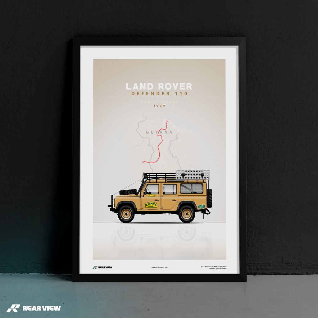 Sand Glow Beast – Land Rover Art Print