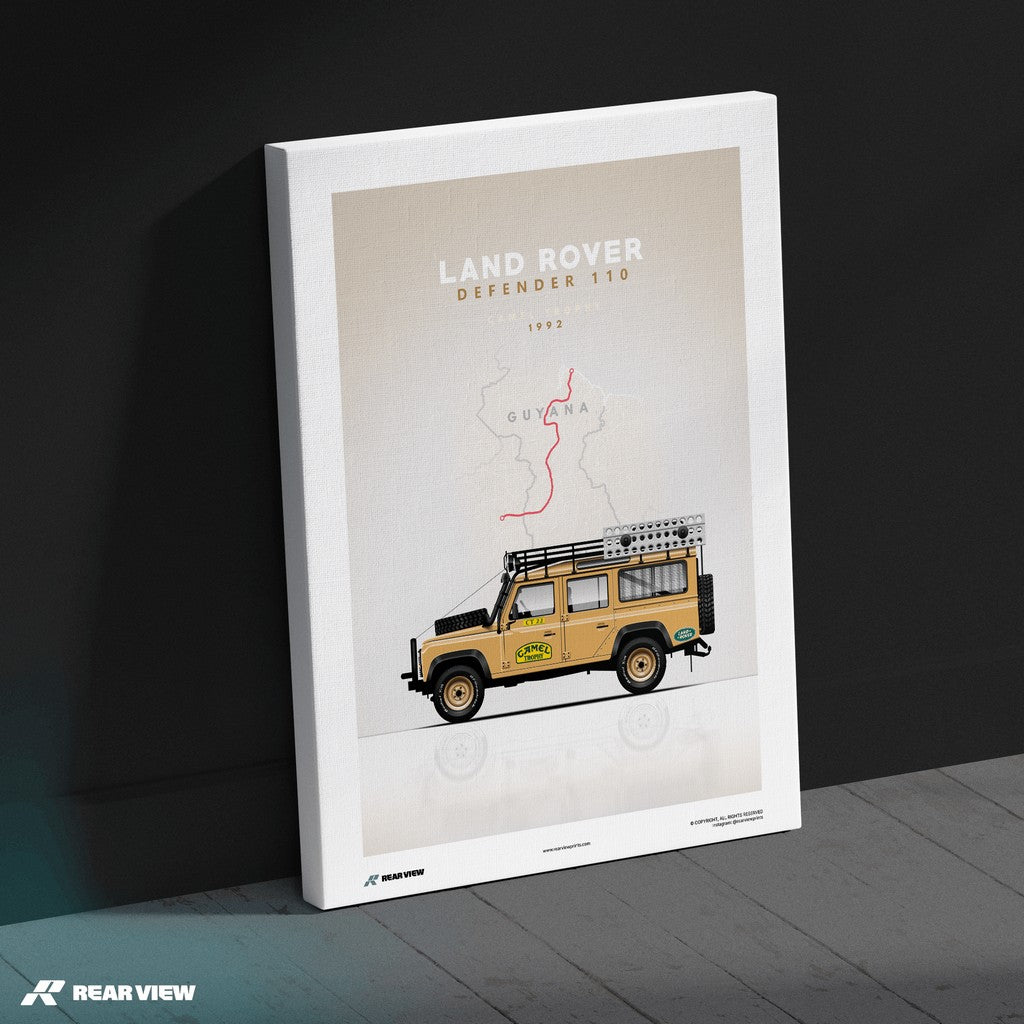 Sand Glow Beast – Land Rover Art Print