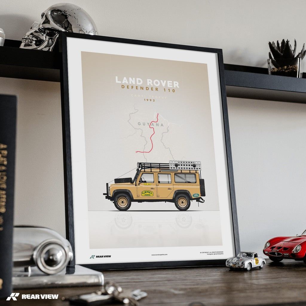 Sand Glow Beast – Land Rover Art Print