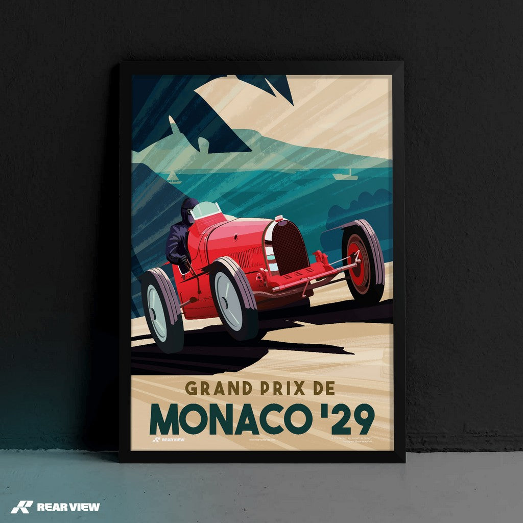 Premier Grand Prix von Monaco 1929 – Kunstdruck