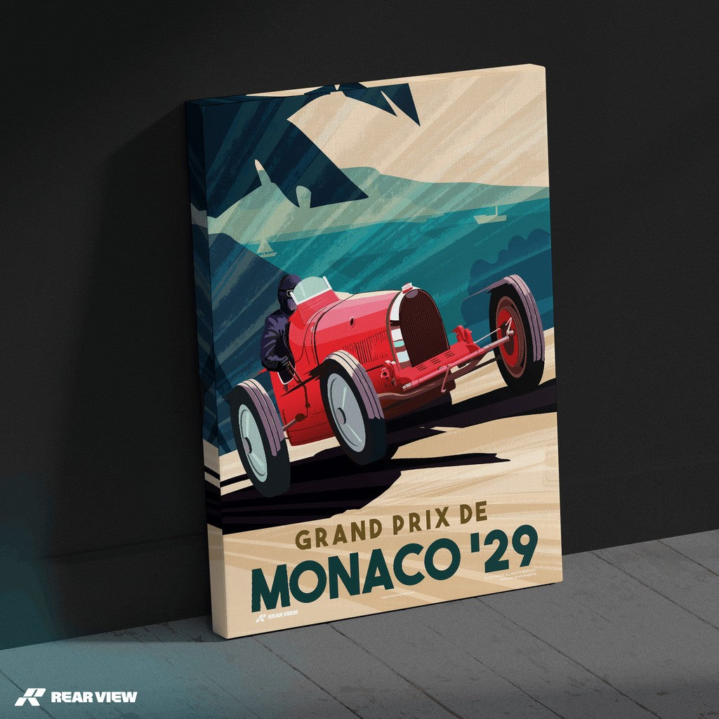 Premier Grand Prix De Monaco 1929 – Art Print