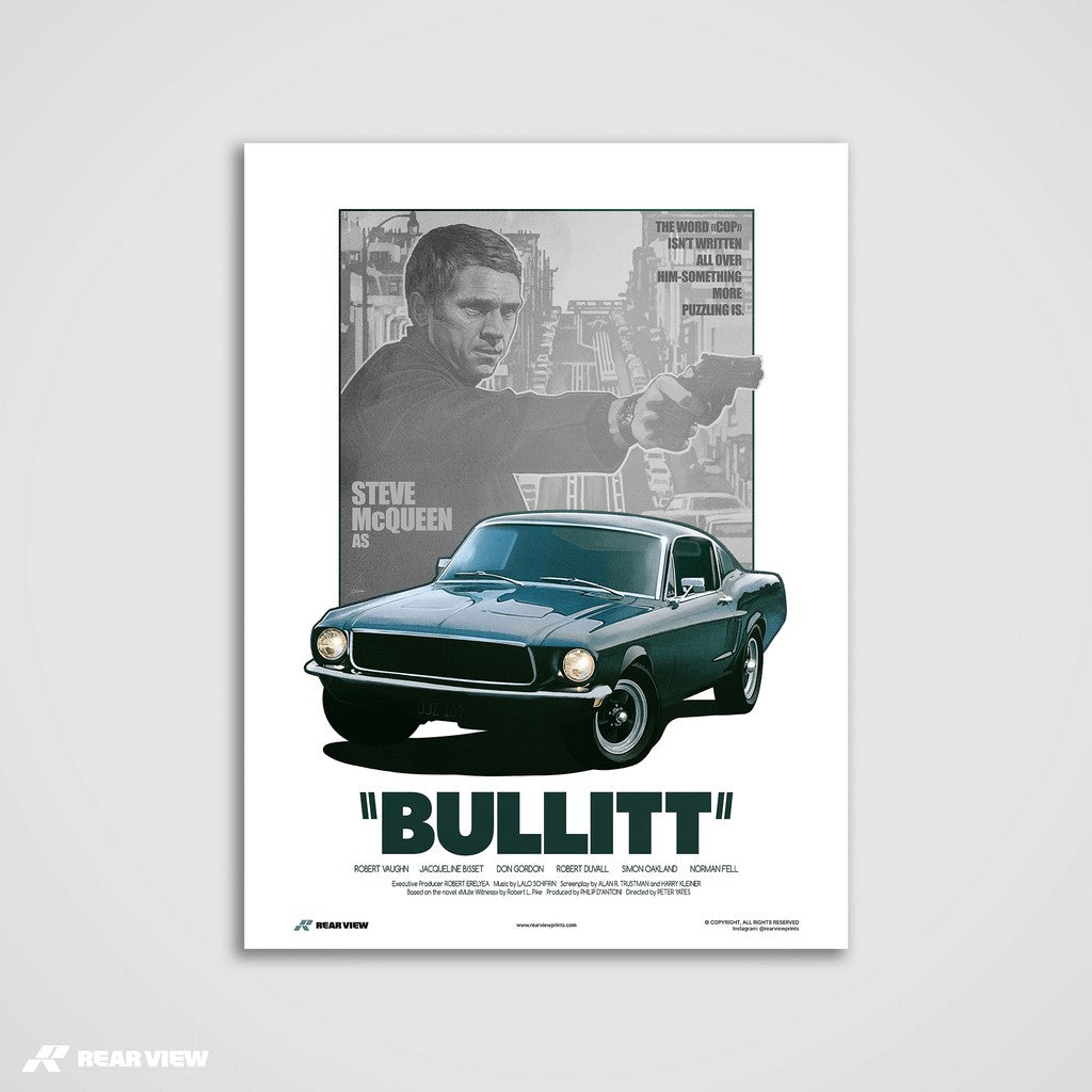 Hollywood Stars - Bullitt Art Print