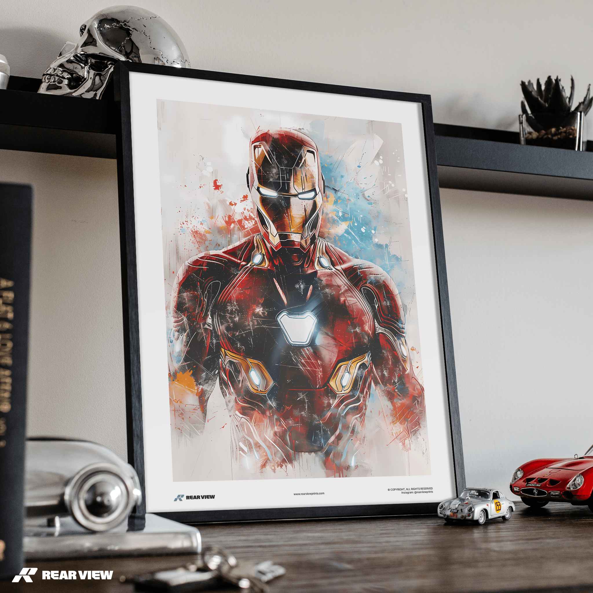 The Genius Behind the Suit - Movie Art Print