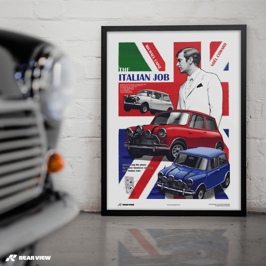 A Mini EU Affair - The Italian Job Art Print
