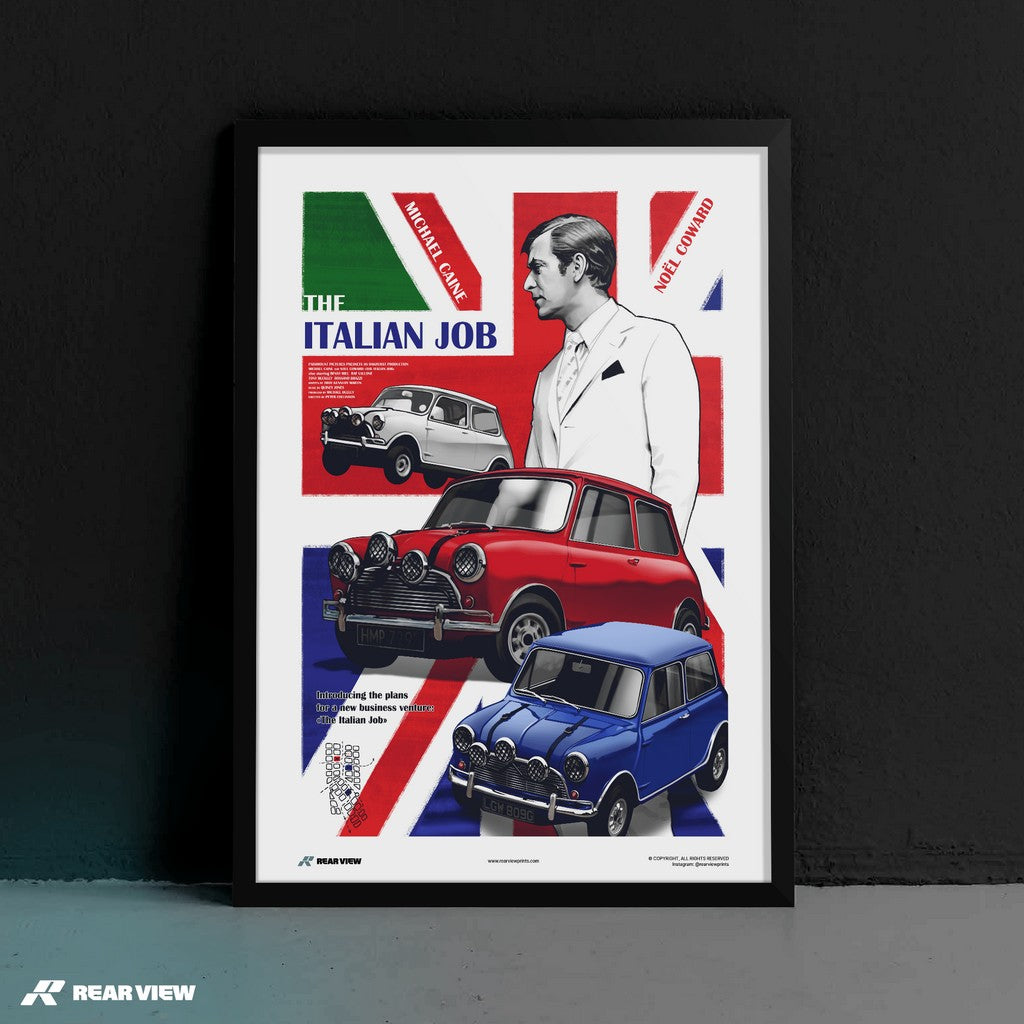 A Mini EU Affair - The Italian Job Art Print