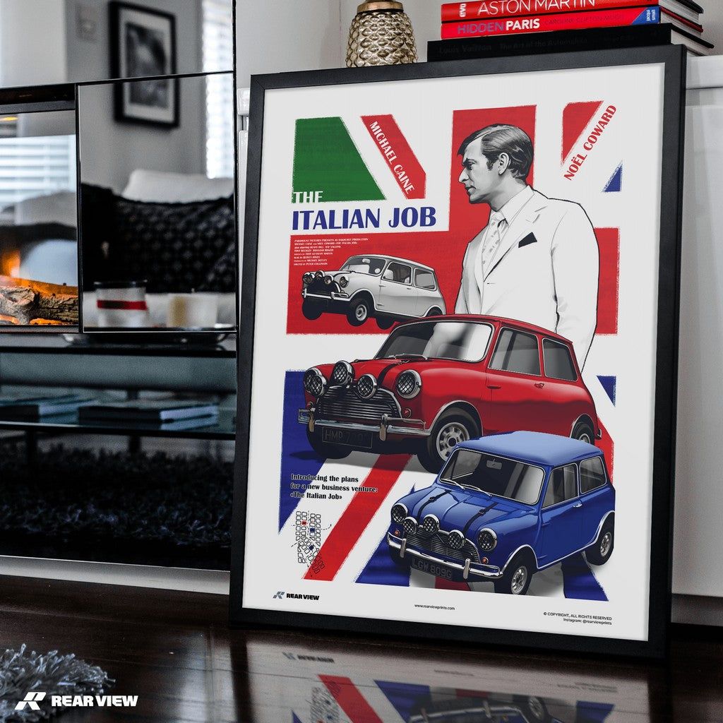 A Mini EU Affair - The Italian Job Art Print