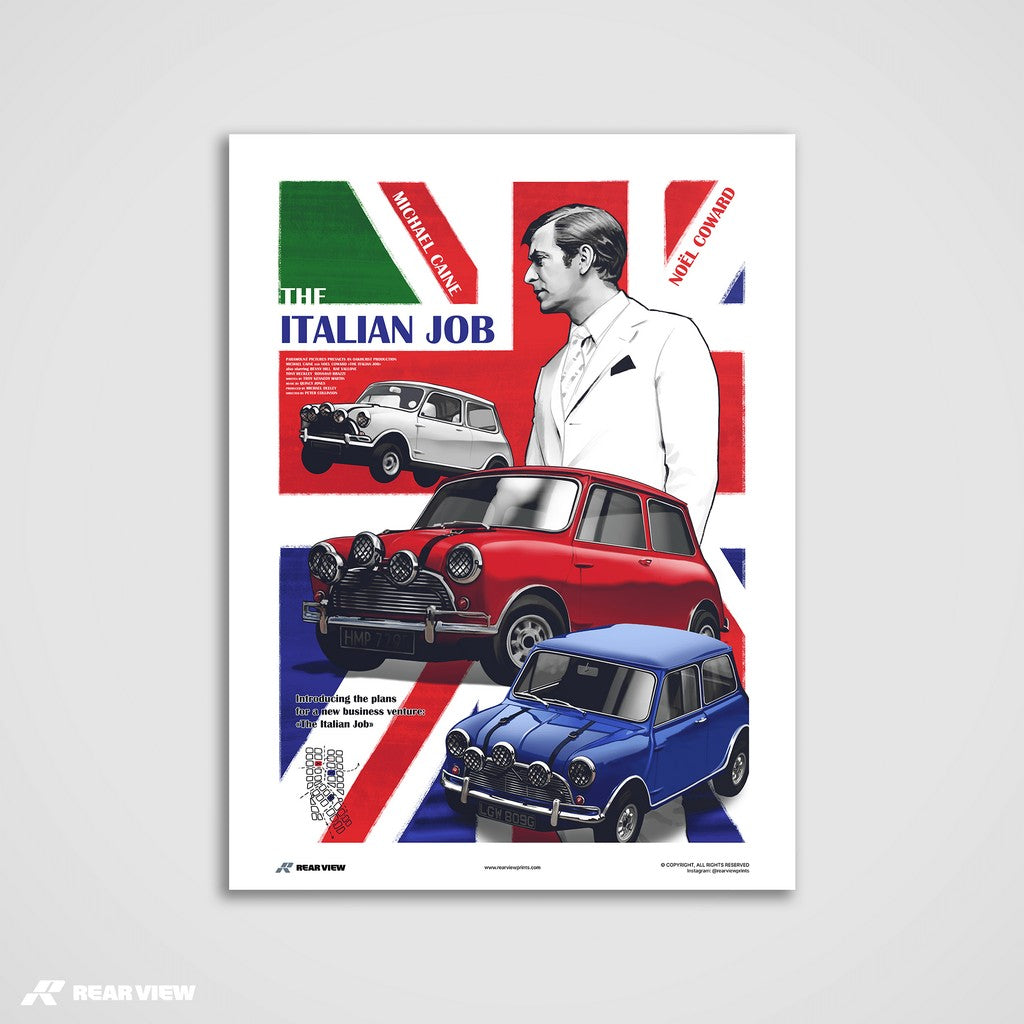 A Mini EU Affair - The Italian Job Art Print