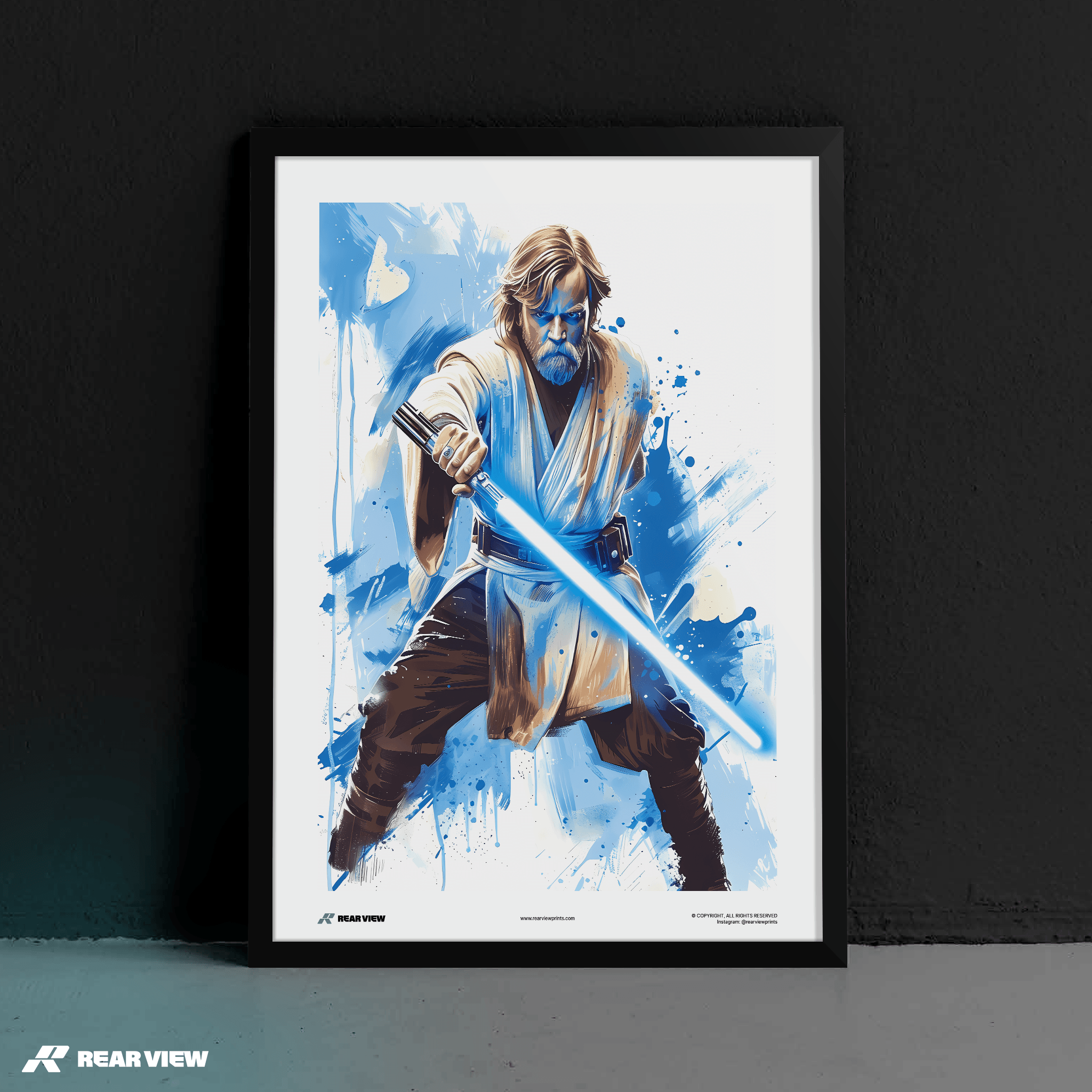 Der Jedi-Meister - Film Kunstdruck