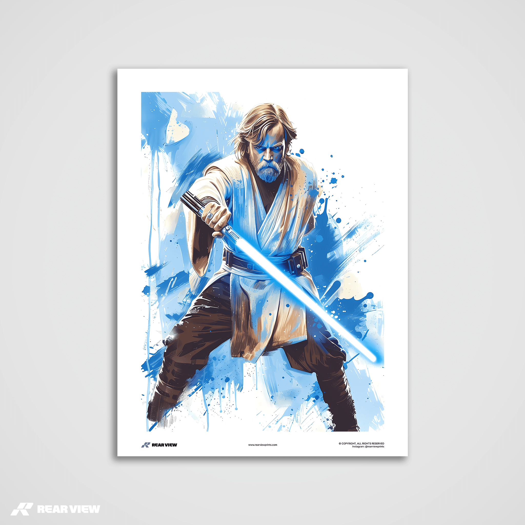 Der Jedi-Meister - Film Kunstdruck