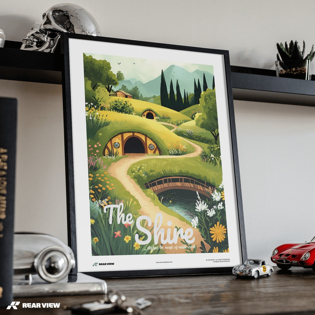Der Bauplan der Geschwindigkeit – Silverstone Track Kunstdruck