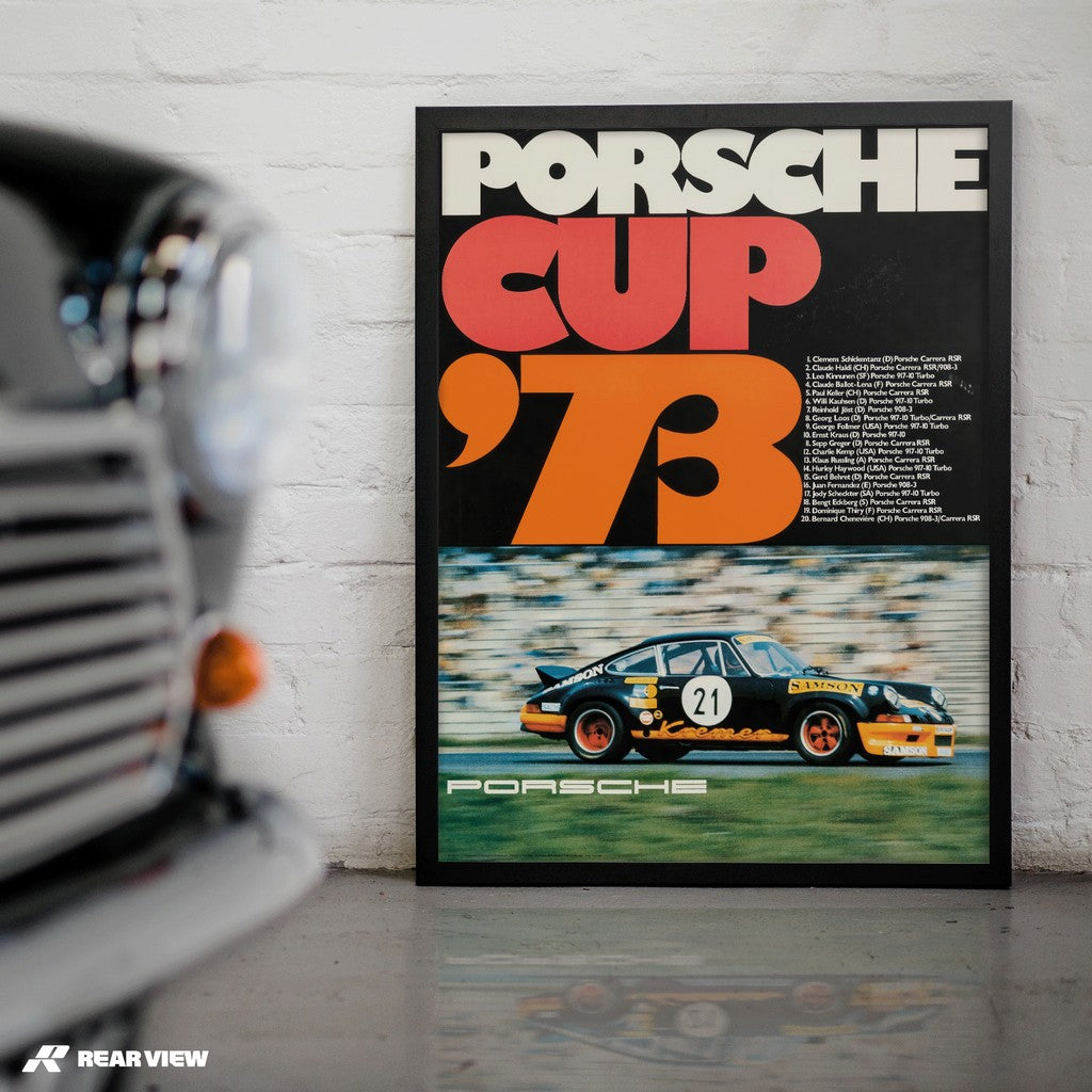 Deutscher Autopokal 1973 - Vintage-Rennplakat