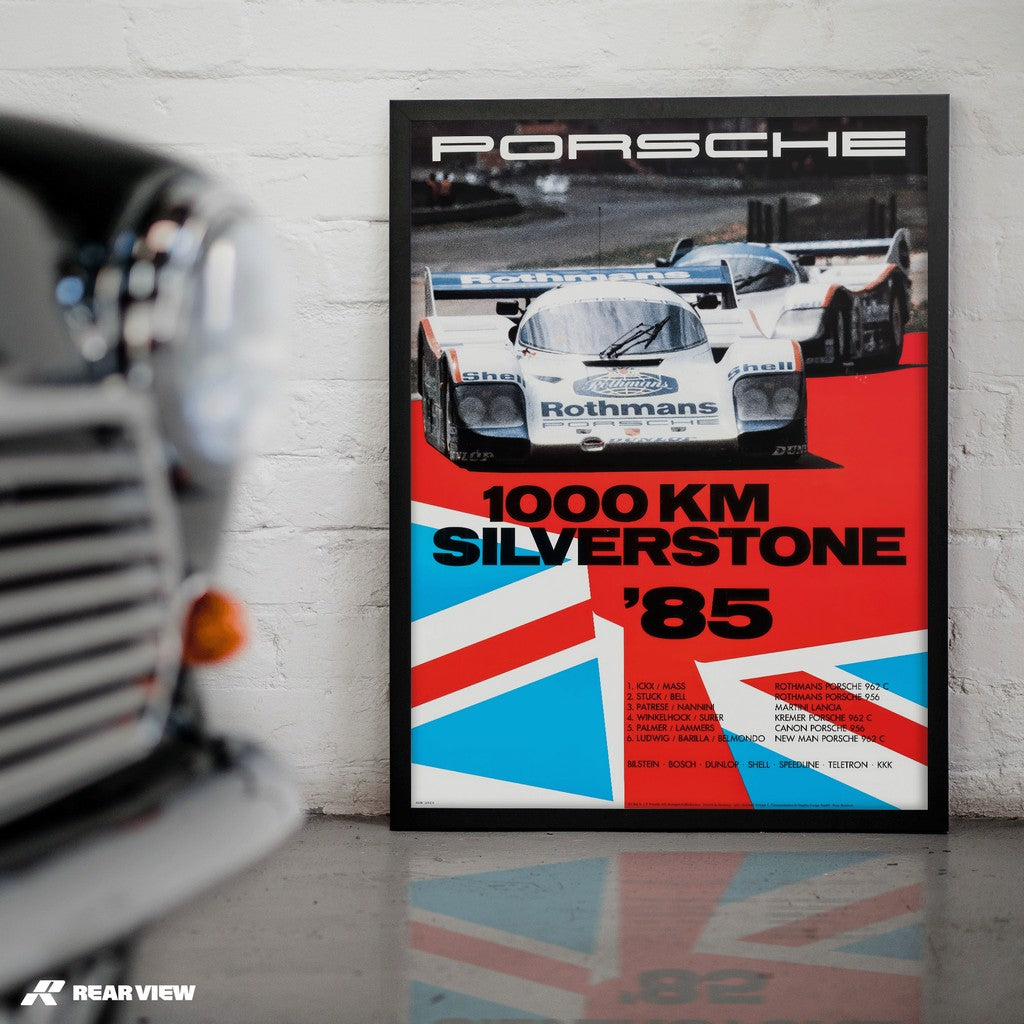 1000 Kilometer Silverstone 1985 - Vintage Rennposter