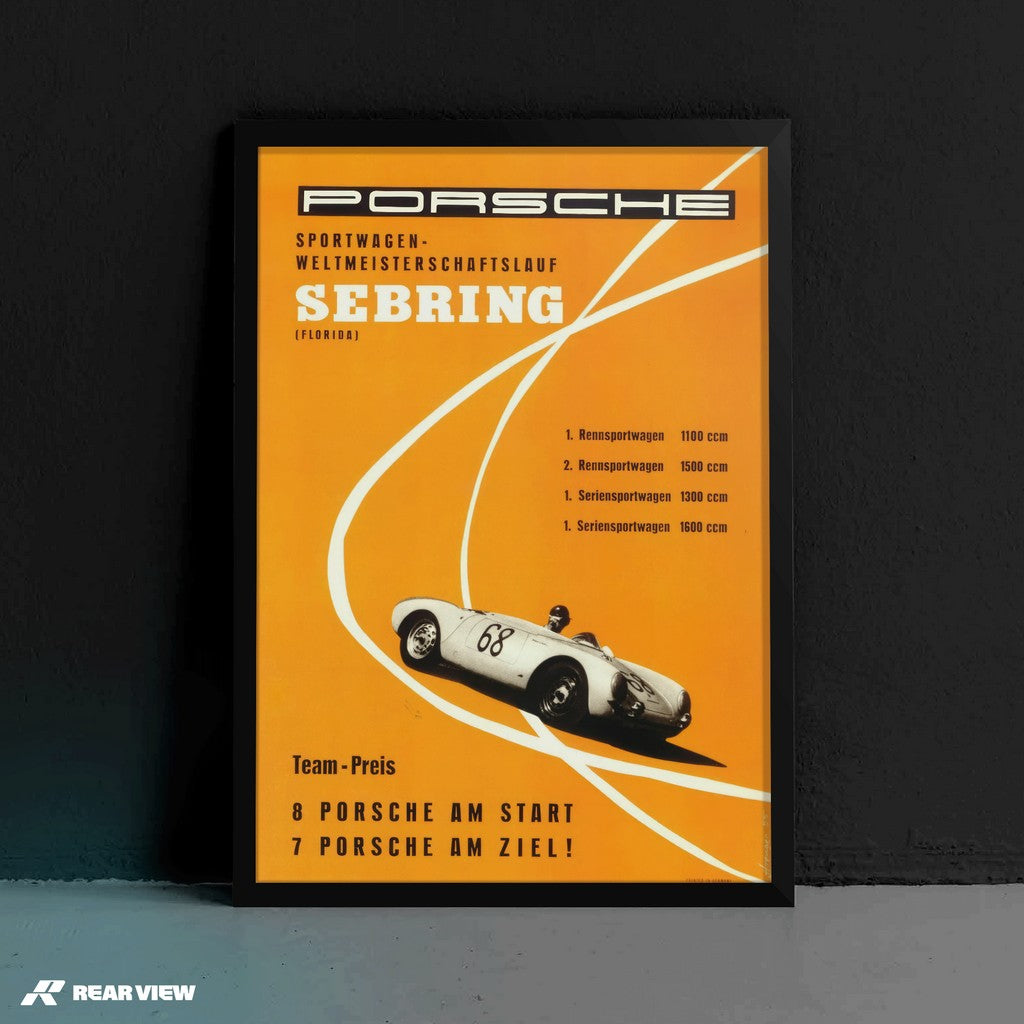 Sebring Race - Vintage Race Poster