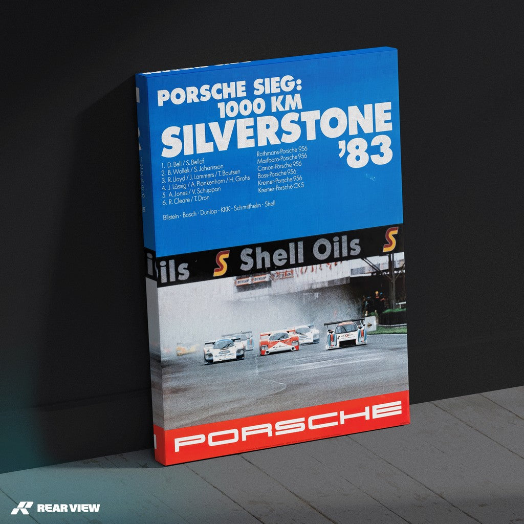 1000 Kilometers Silverstone 1983 - Vintage Race Poster