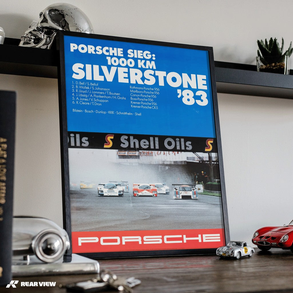 1000 Kilometers Silverstone 1983 - Vintage Race Poster