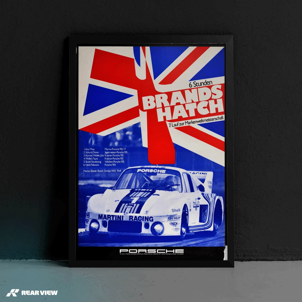 935 - Brands Hatch World Sports Car Champions 1977 Poster