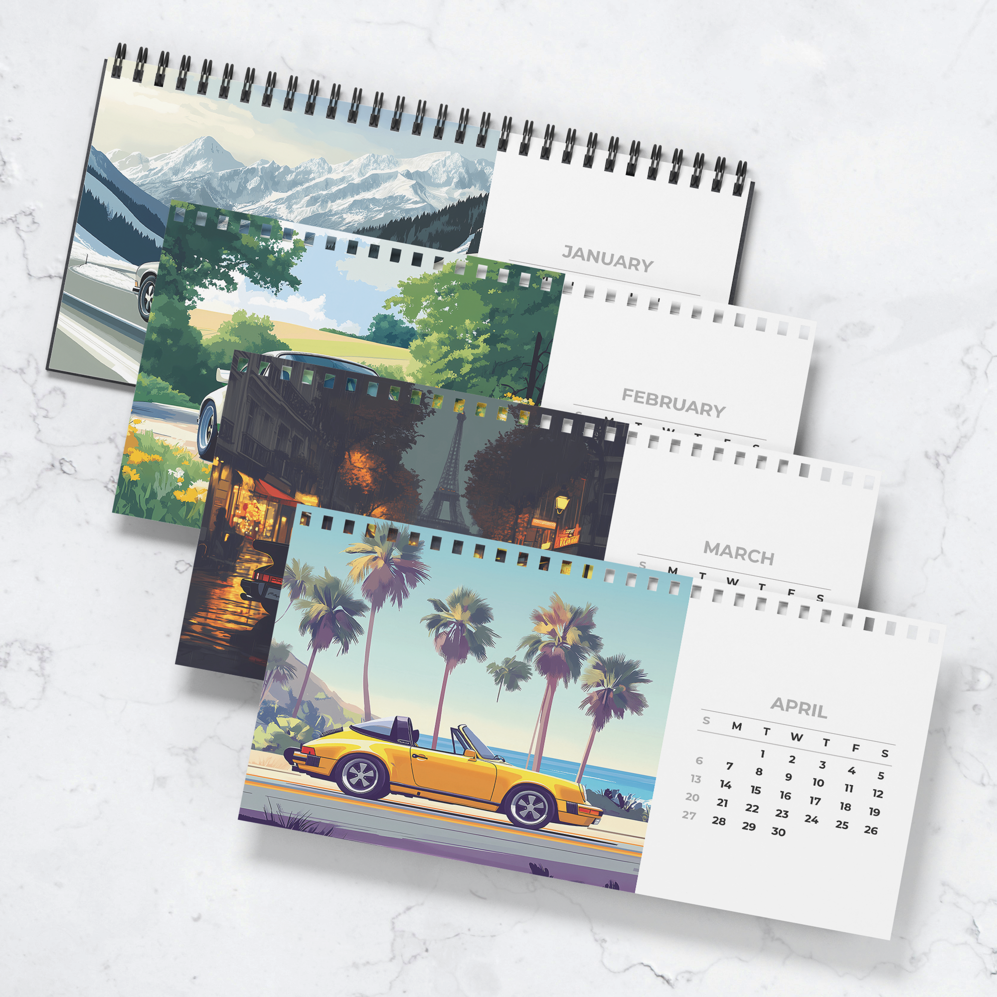 Porsche_Dreams_-_2025_Calendar_Detached_Pages_Mockup.png
