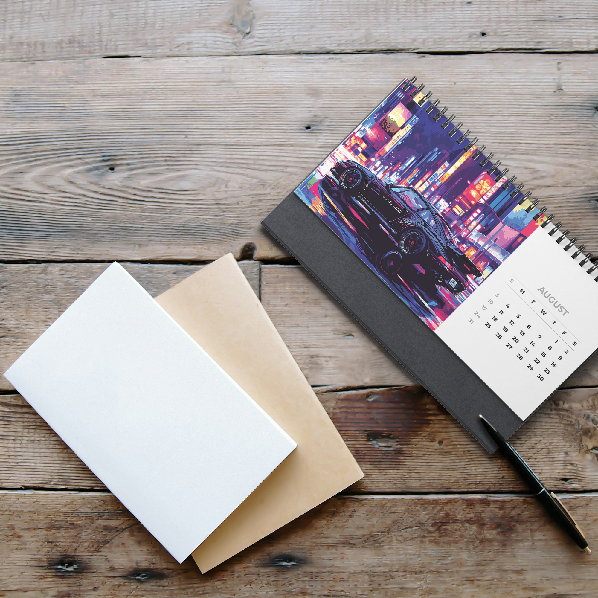 Porsche_Dreams_-_2025_Calendar_Wooden_Table_Mockup.png