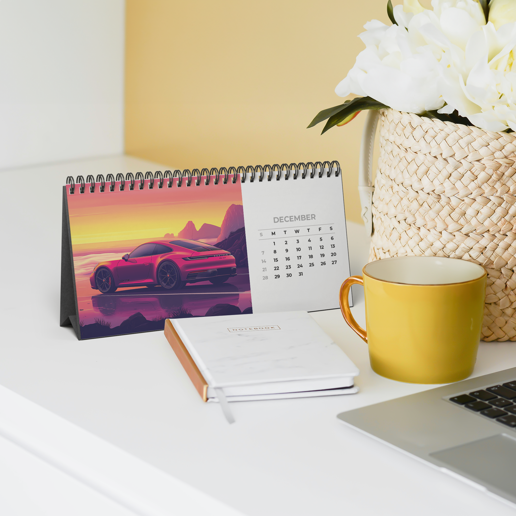 Porsche_Dreams_-_2025_Calendar_Yellow_Mug_Mockup.png
