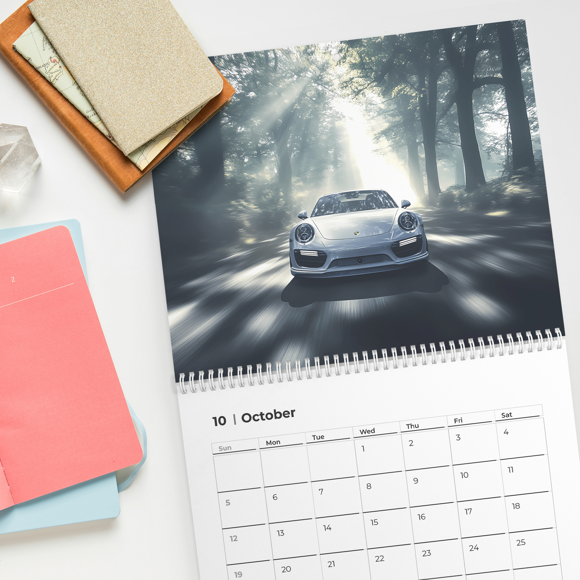 Porsche_Dreams_-_2025_Wall_Calendar_Notebook_Desk_-_Large_Mockup.png