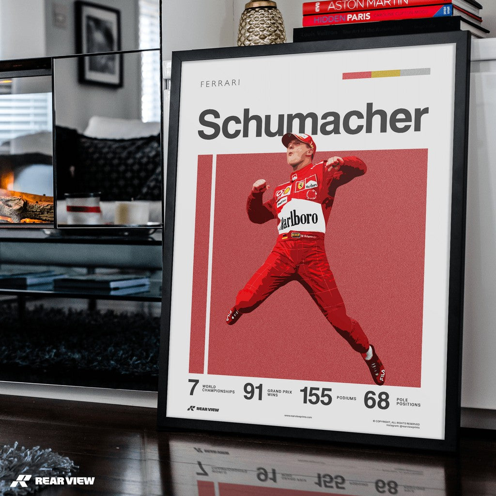 Der Bauplan der Geschwindigkeit – Silverstone Track Kunstdruck
