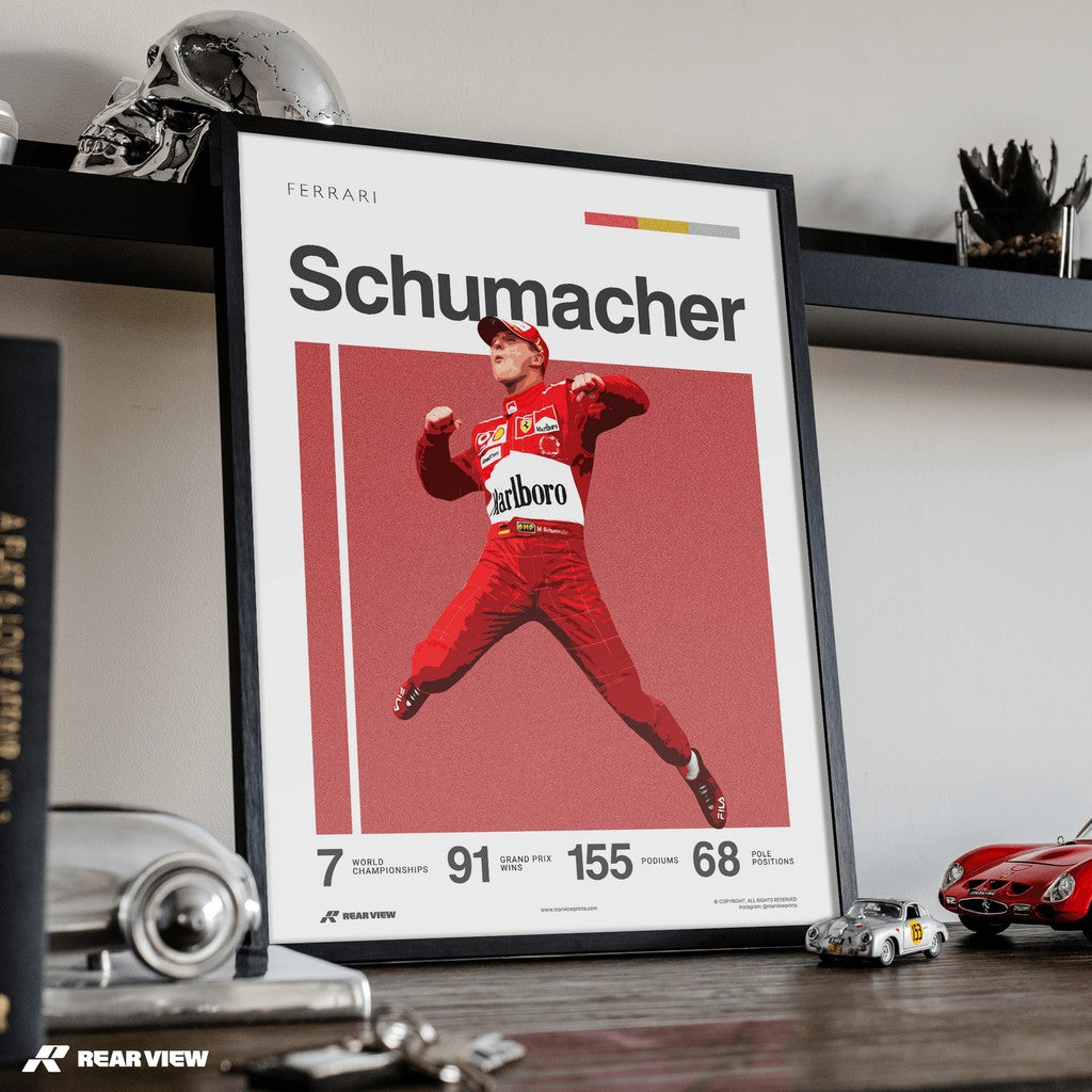 Der Bauplan der Geschwindigkeit – Silverstone Track Kunstdruck