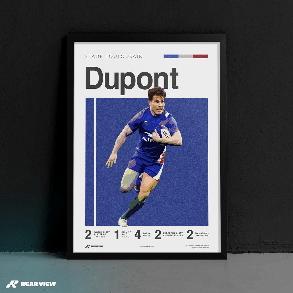 Toulouse Scrumhalf - Dupont Art Print