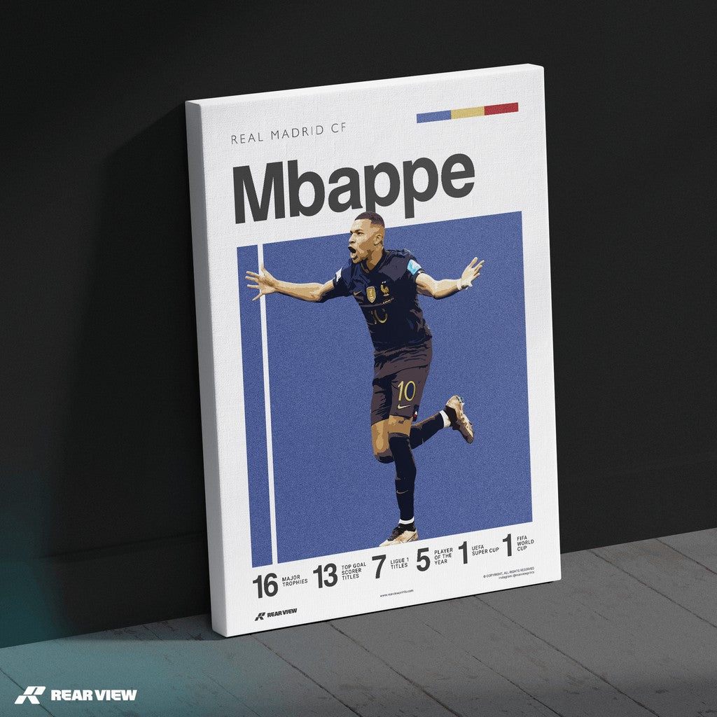 مدريد إلى الأمام - Mbappé Art Print