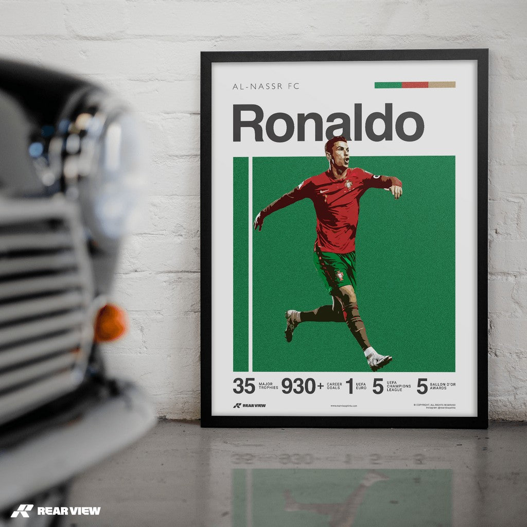 Goal Machine – Ronaldo Art Print