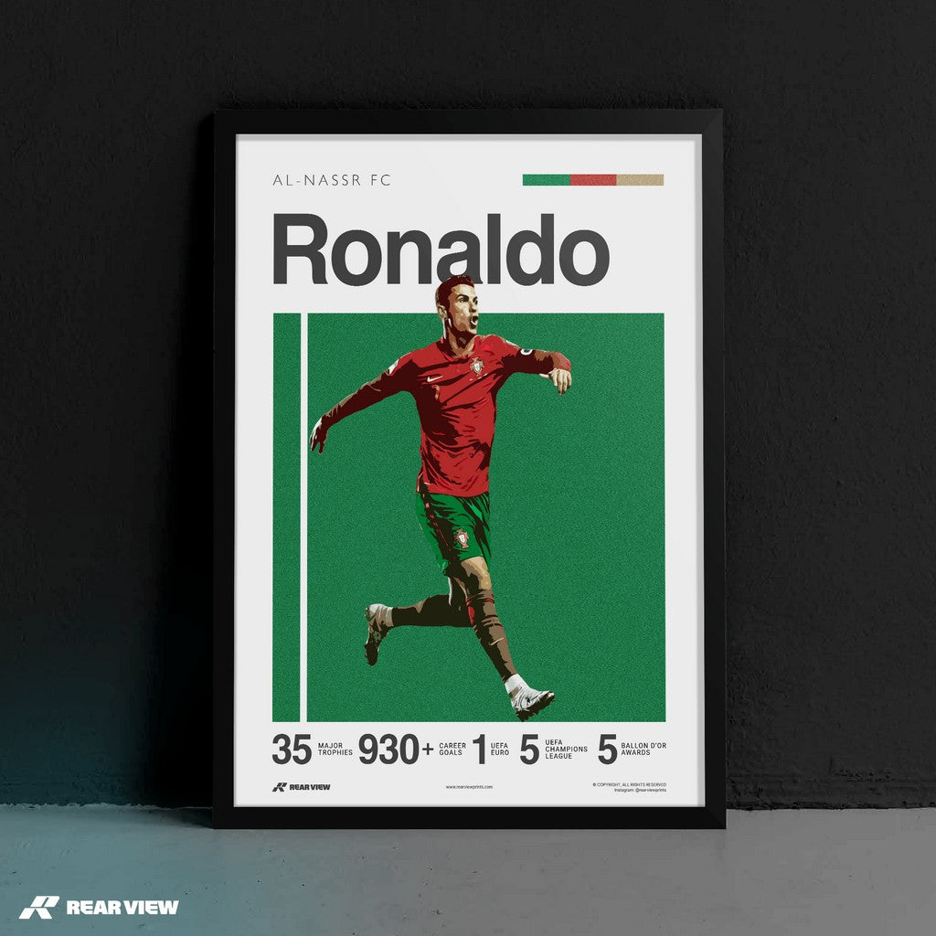 Goal Machine – Ronaldo Art Print