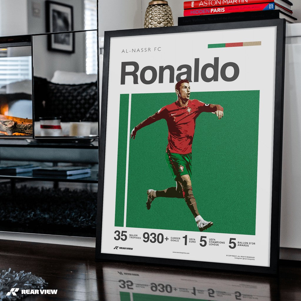Goal Machine – Ronaldo Art Print