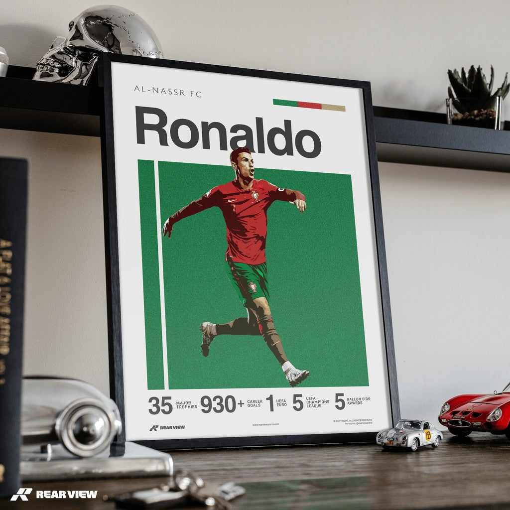 Goal Machine – Ronaldo Art Print
