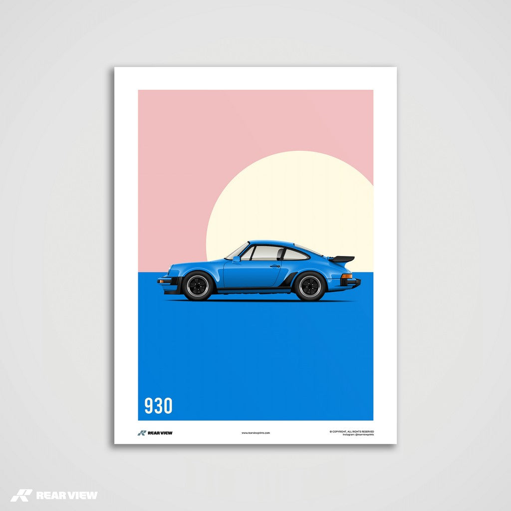 Turbo Charged Class - 911 930 Turbo Art Print