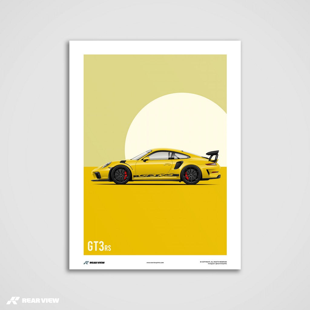 Hochleistungs-Oldtimer - 911 GT3 Kunstdruck