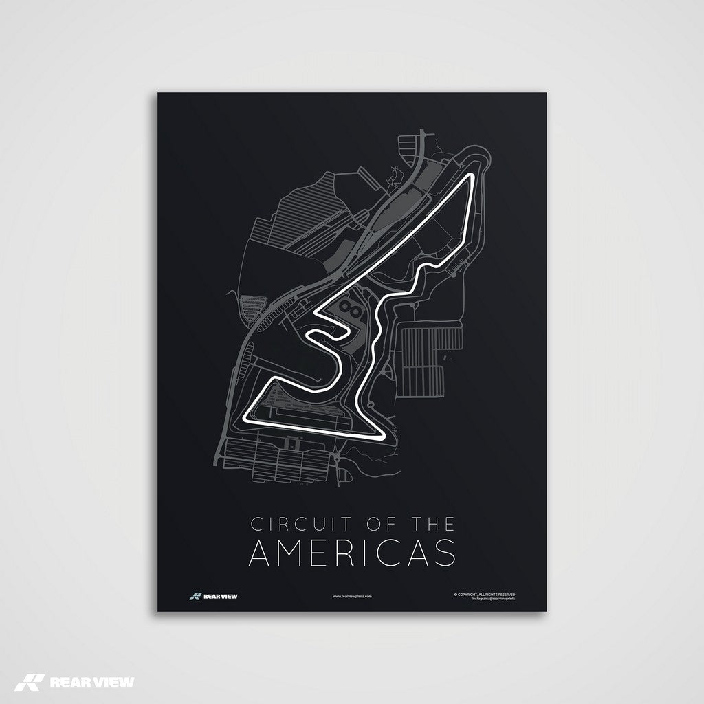 Circuit of the Americas - Track Art Print