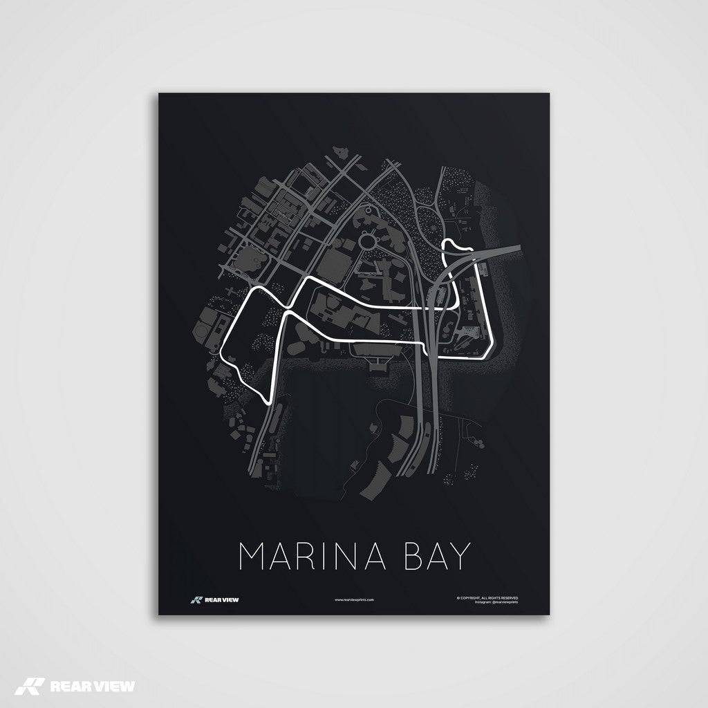 Rhythm of the Night – Marina Bay Track Art Print