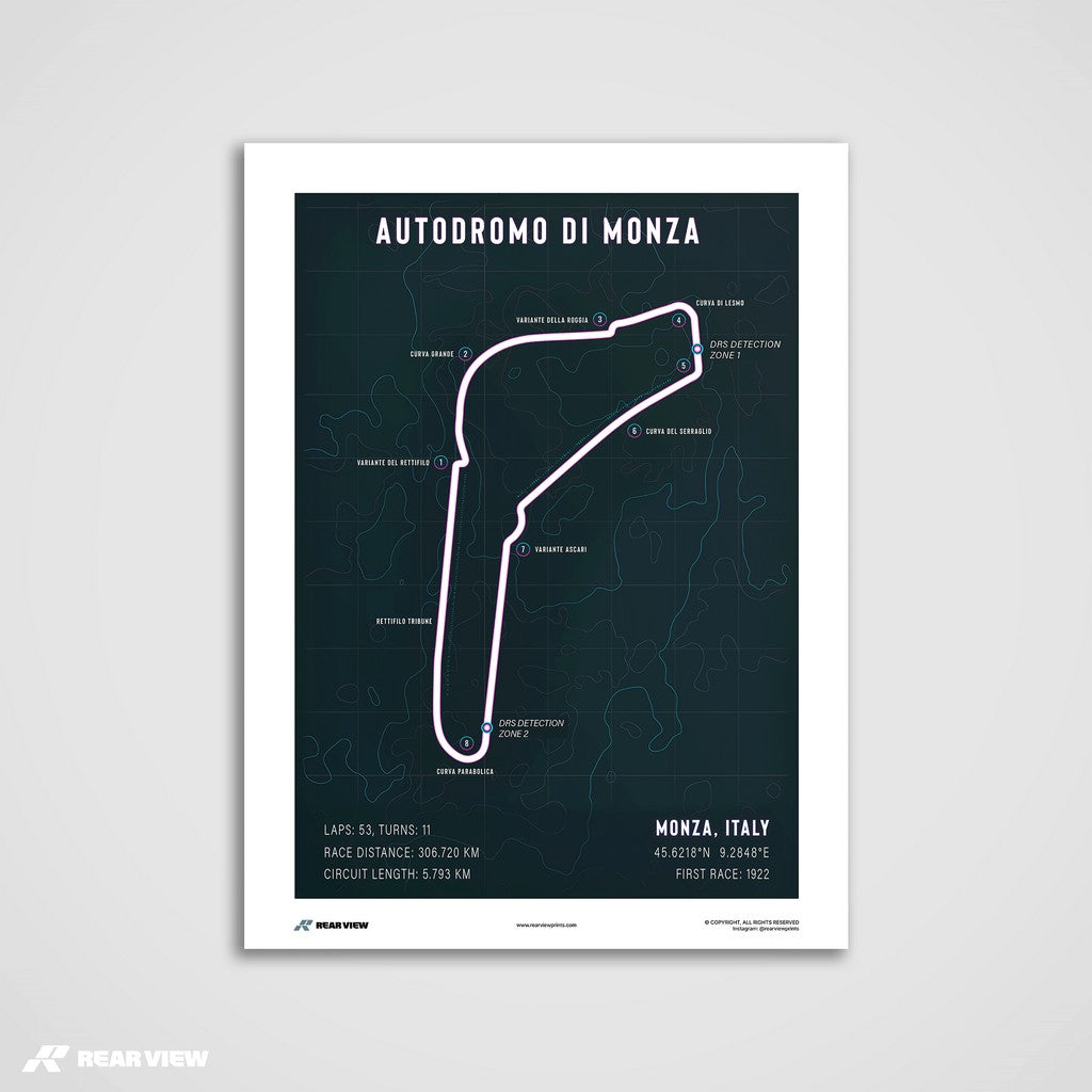 Temple of Speed - Monza Art Print