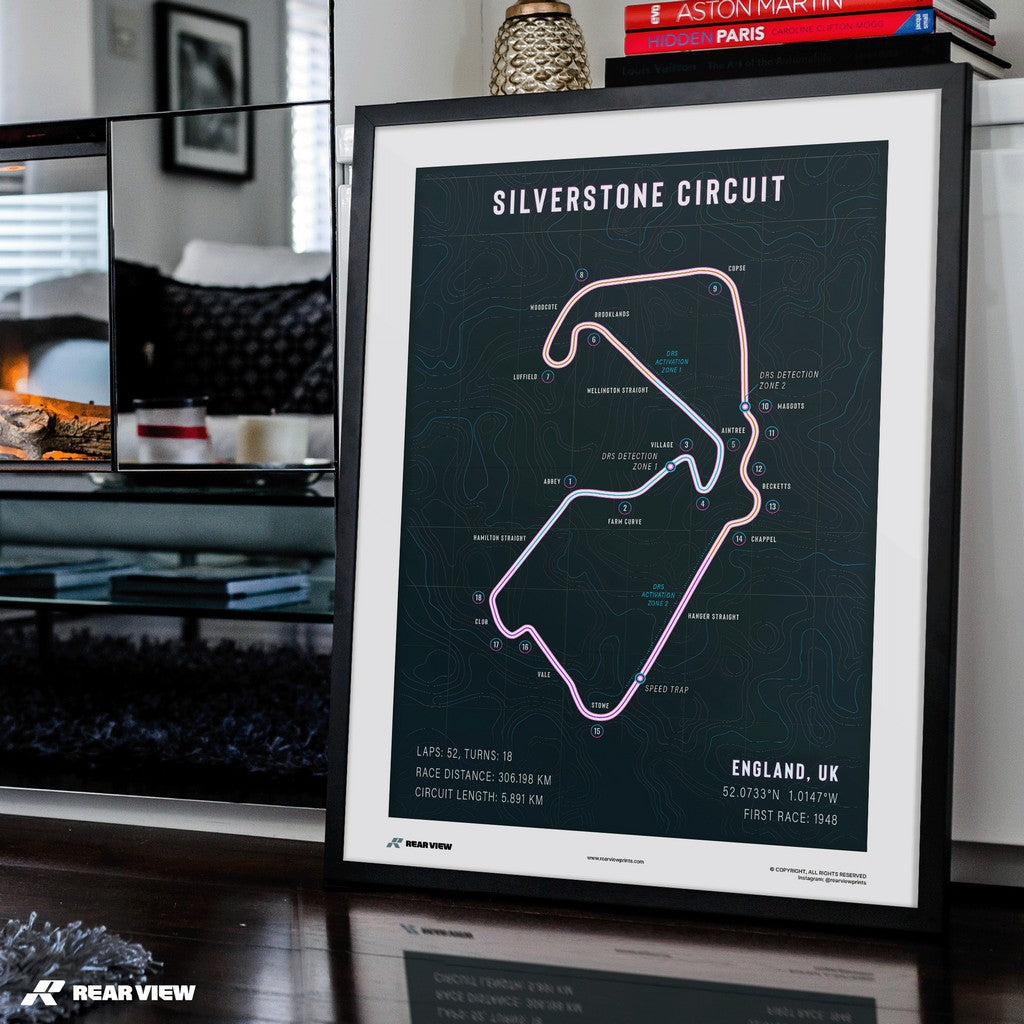 Prestigious Formula - Silverstone Track Art Print