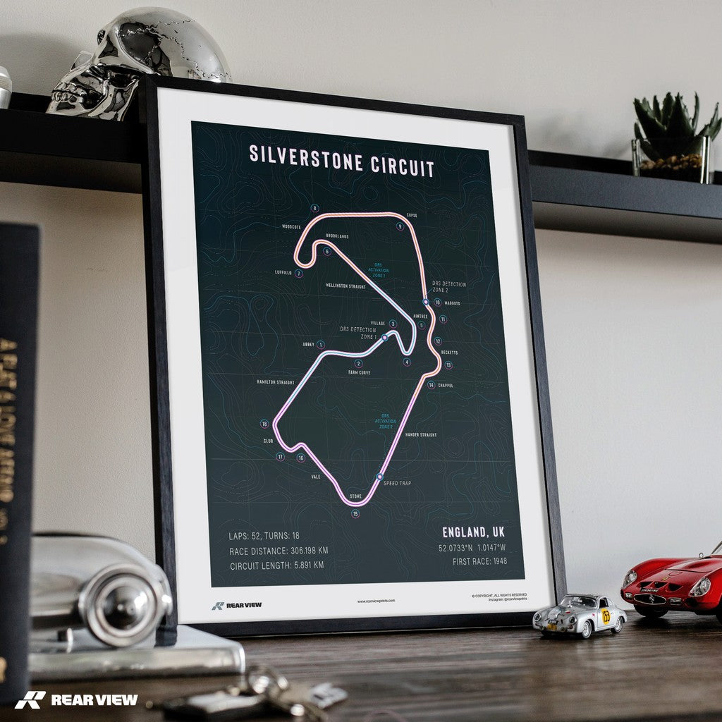 Prestigious Formula - Silverstone Track Art Print