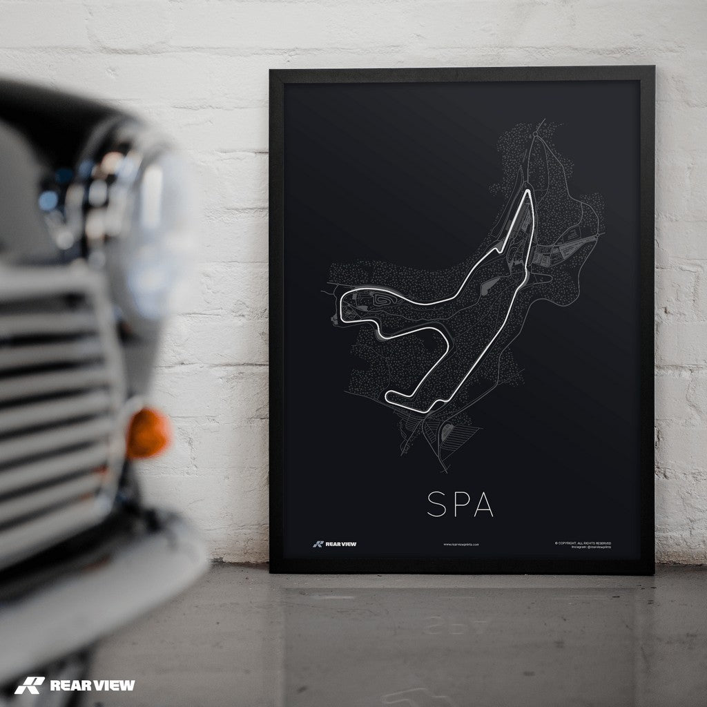 The Twists of Fate – Spa Track Art Print
