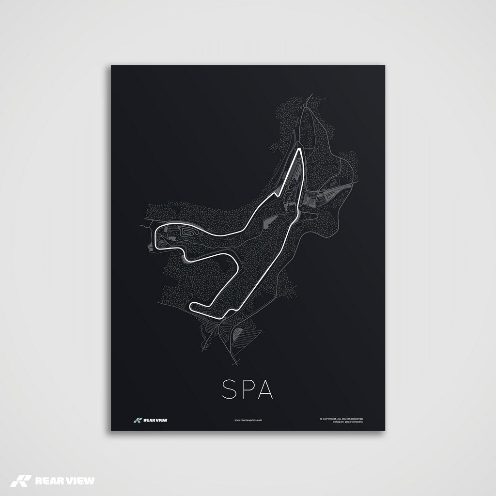 The Twists of Fate – Spa Track Art Print