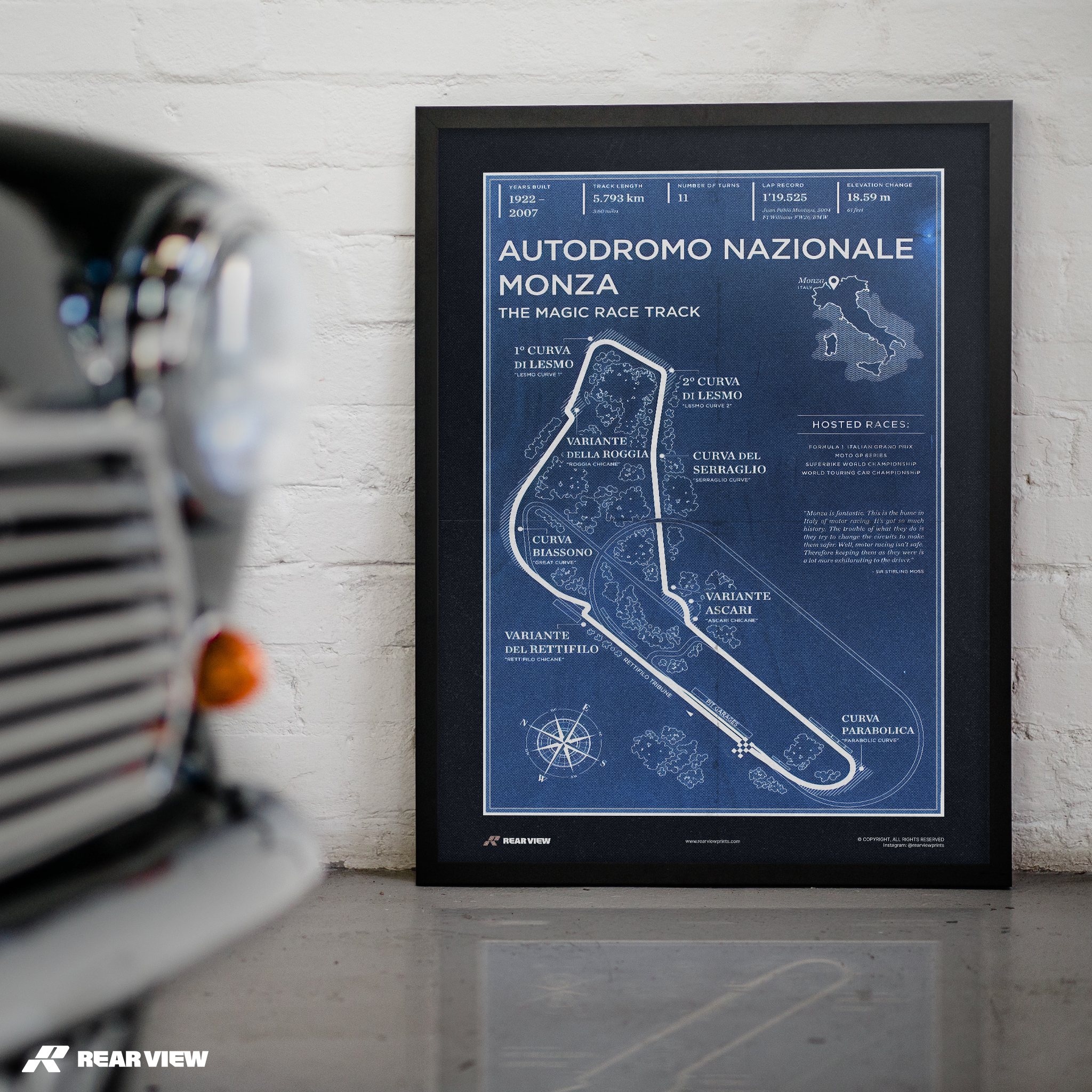 Vollgas-Formel 1 – Monza-Poster