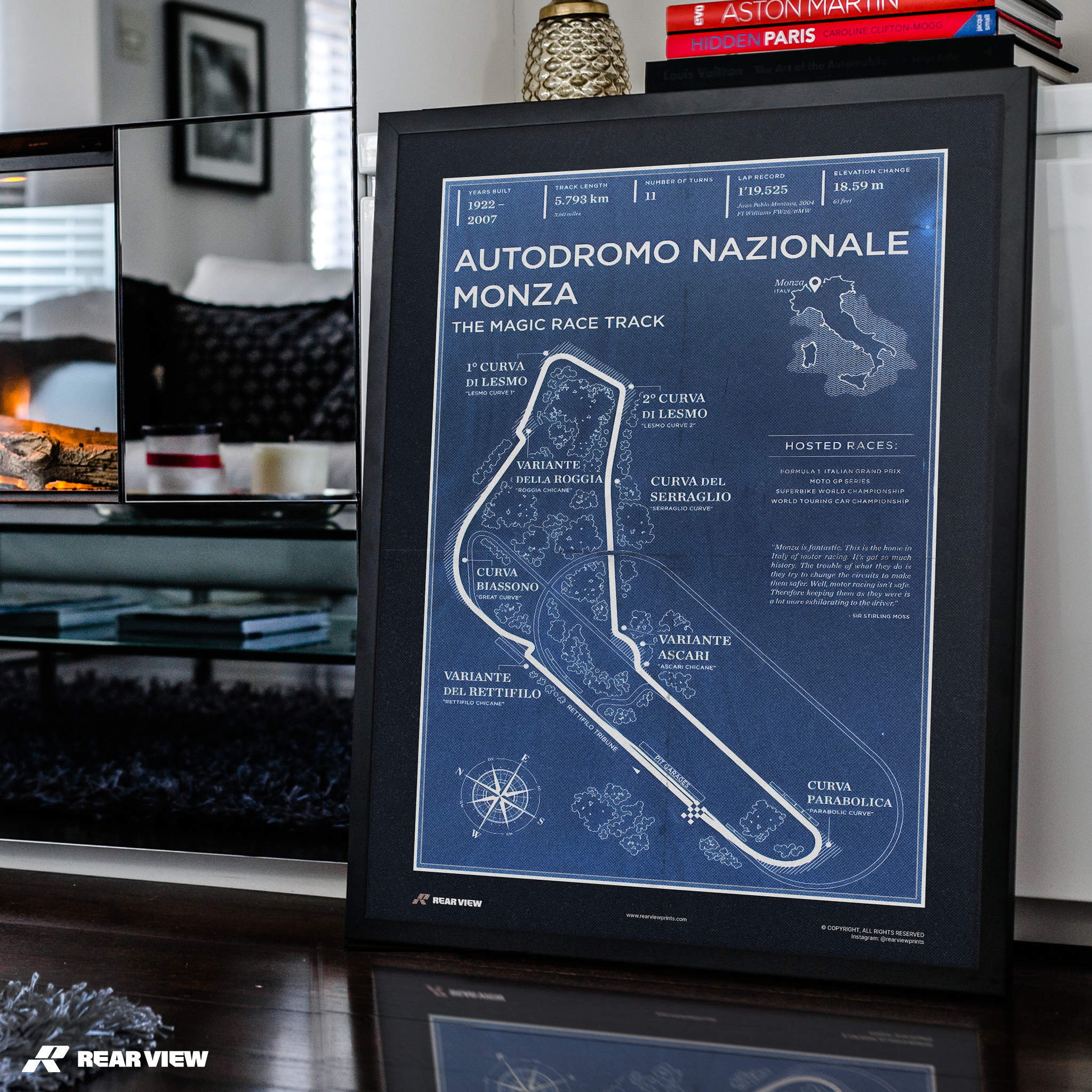 Vollgas-Formel 1 – Monza-Poster
