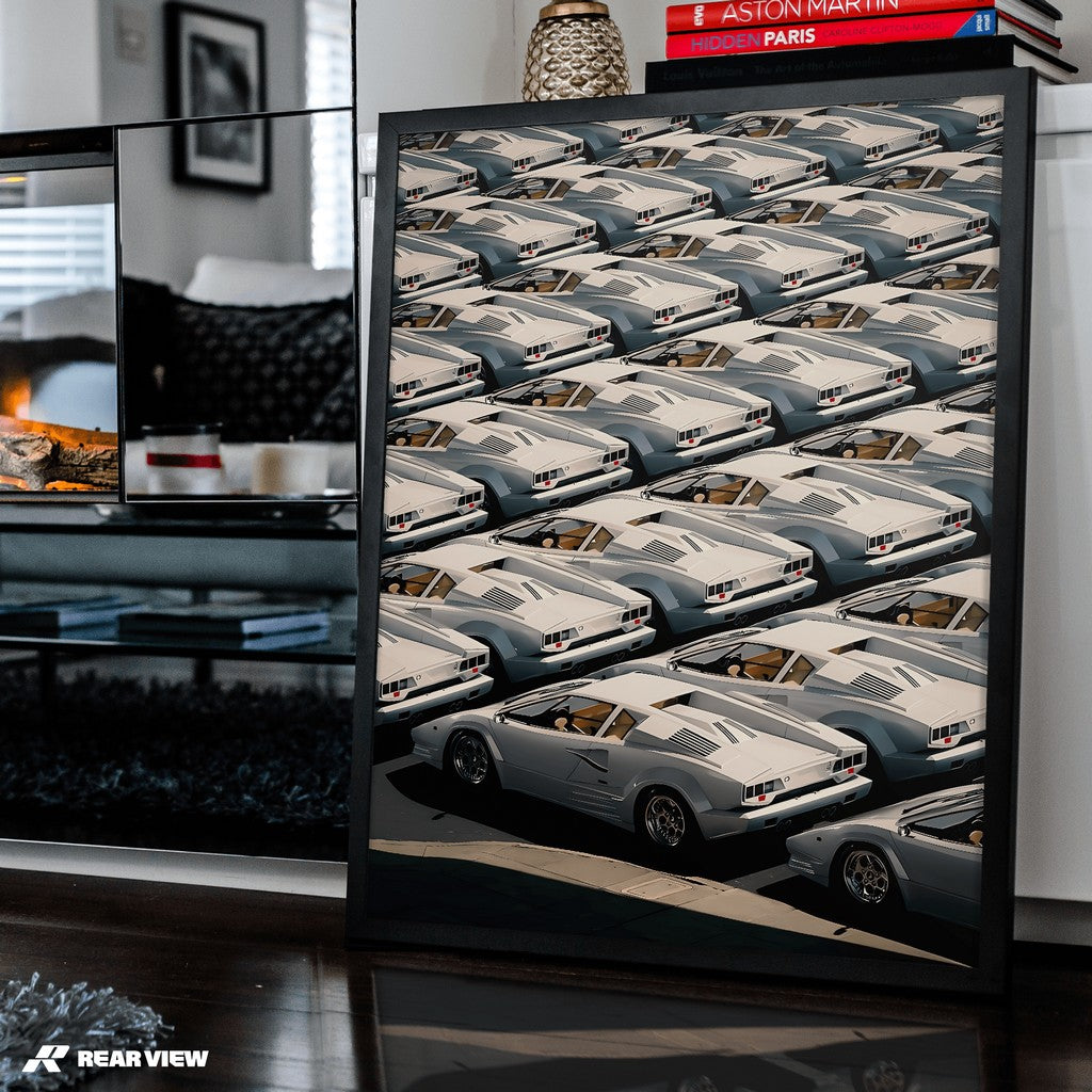 Endless Icons - Countach Art Print