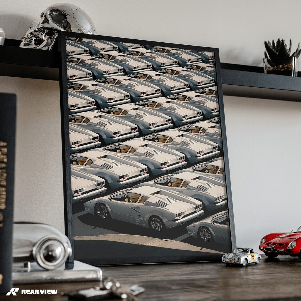 Endless Icons - Countach Art Print