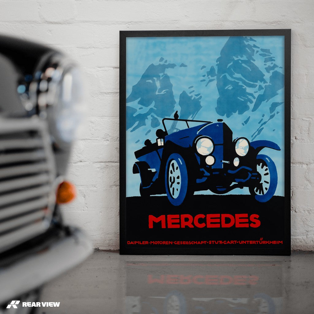 Alpine Speed - Mercedes Art Print