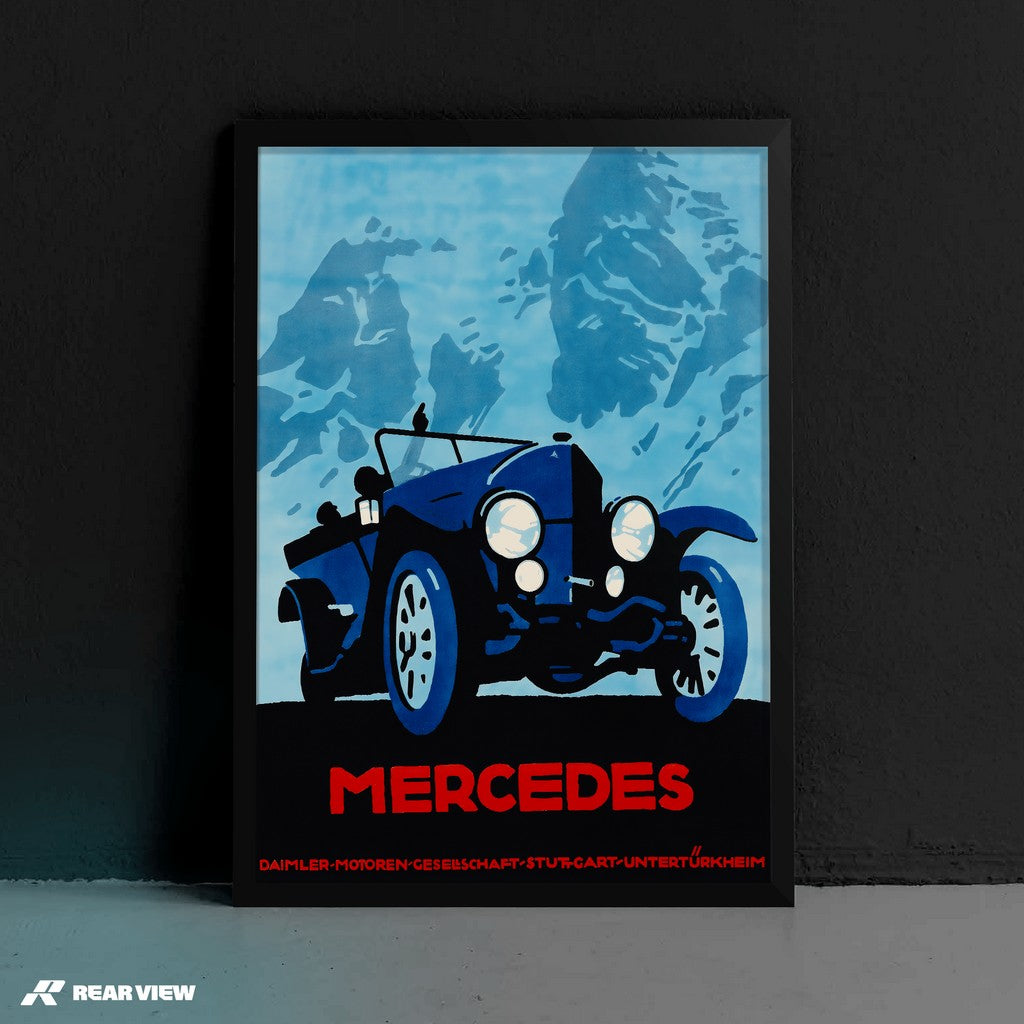 Alpine Speed - Mercedes Art Print