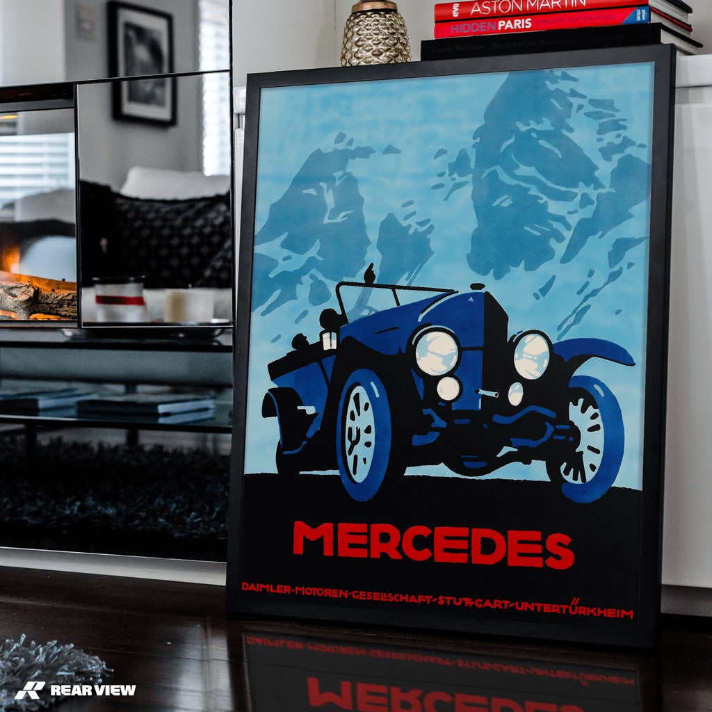 Alpine Speed - Mercedes Art Print