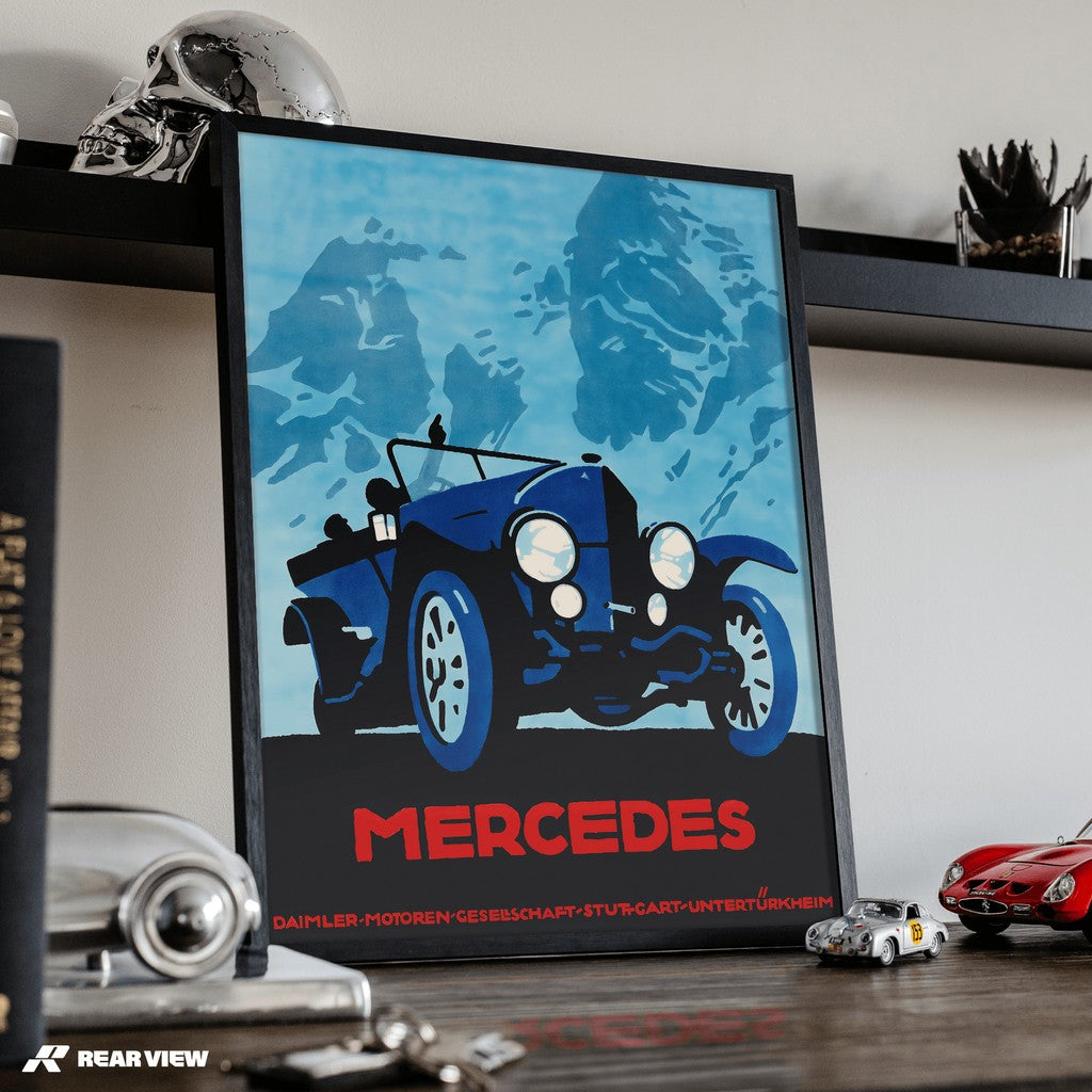 Alpine Speed - Mercedes Art Print