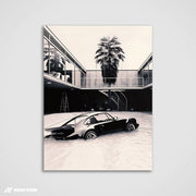 Der Bauplan der Geschwindigkeit – Silverstone Track Kunstdruck